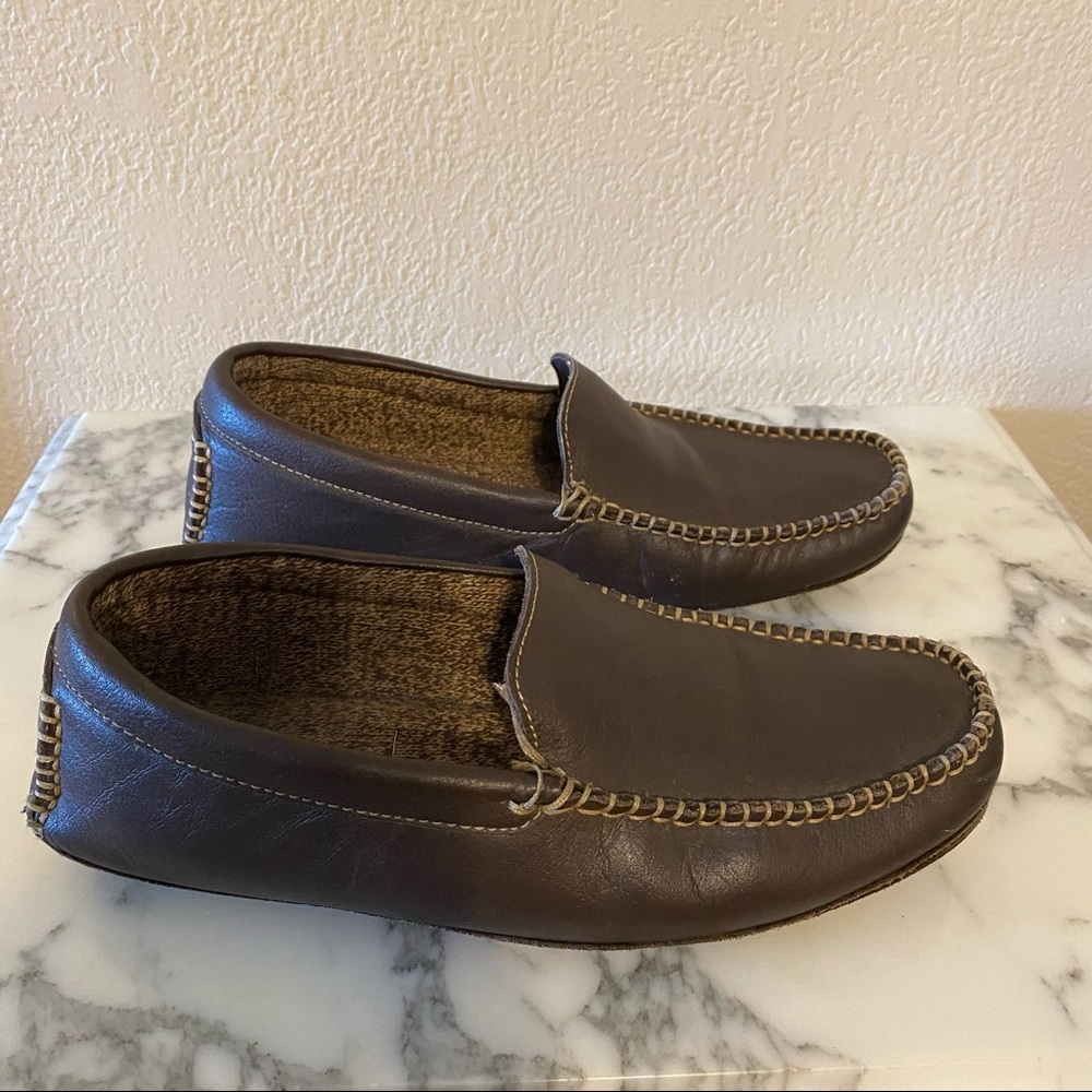 Florsheim Leather Slip On Loafers Mens Size 8 Comfort Shoes.